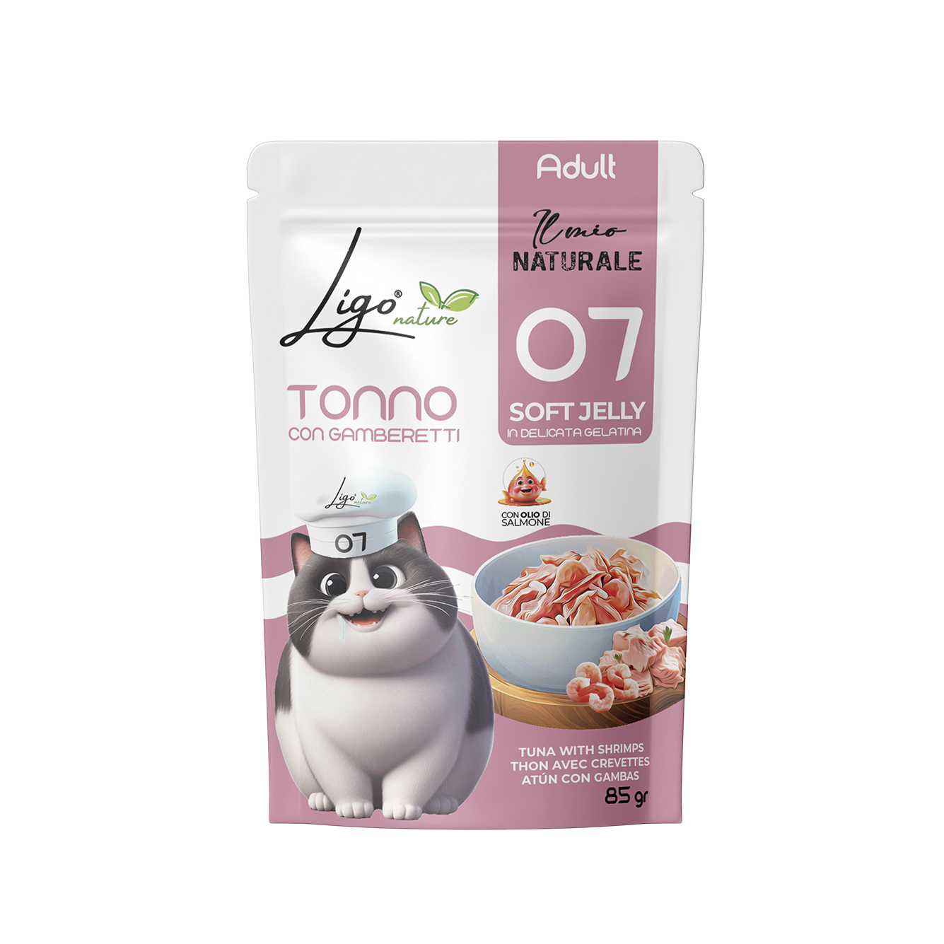 Soft Jelly Tuna with Shrimp - Ligo Nature