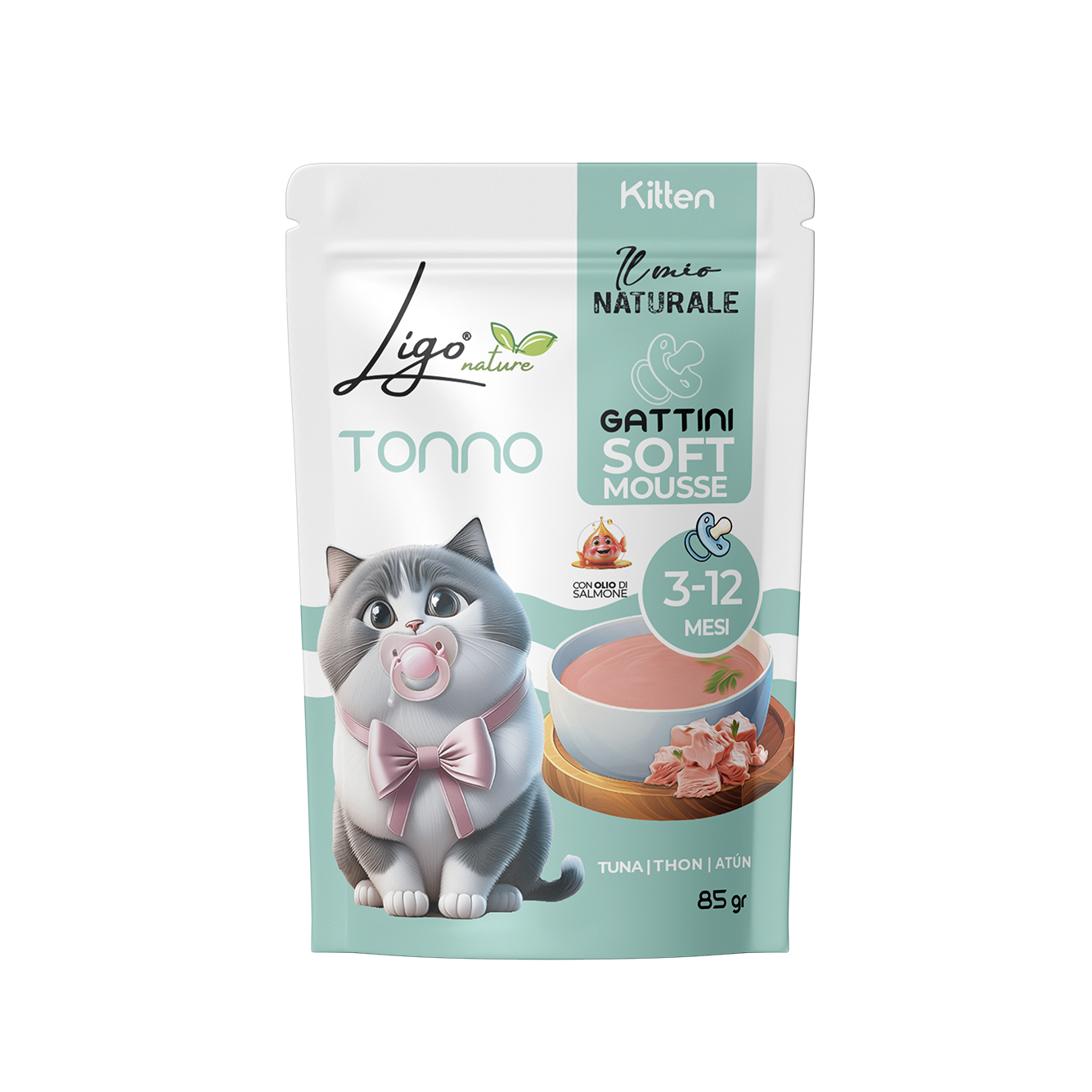 Soft Jelly Tuna Mousse Kitten - Ligo Nature