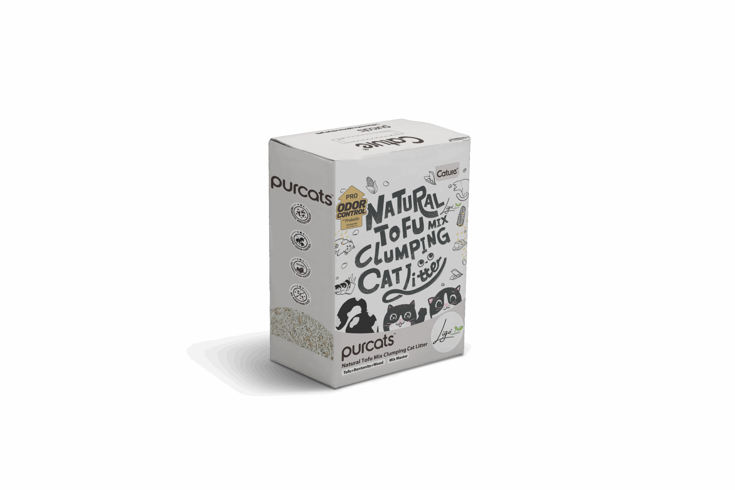 Cature Tofu Bentonite 5,6kg Litter - Ligo Nature