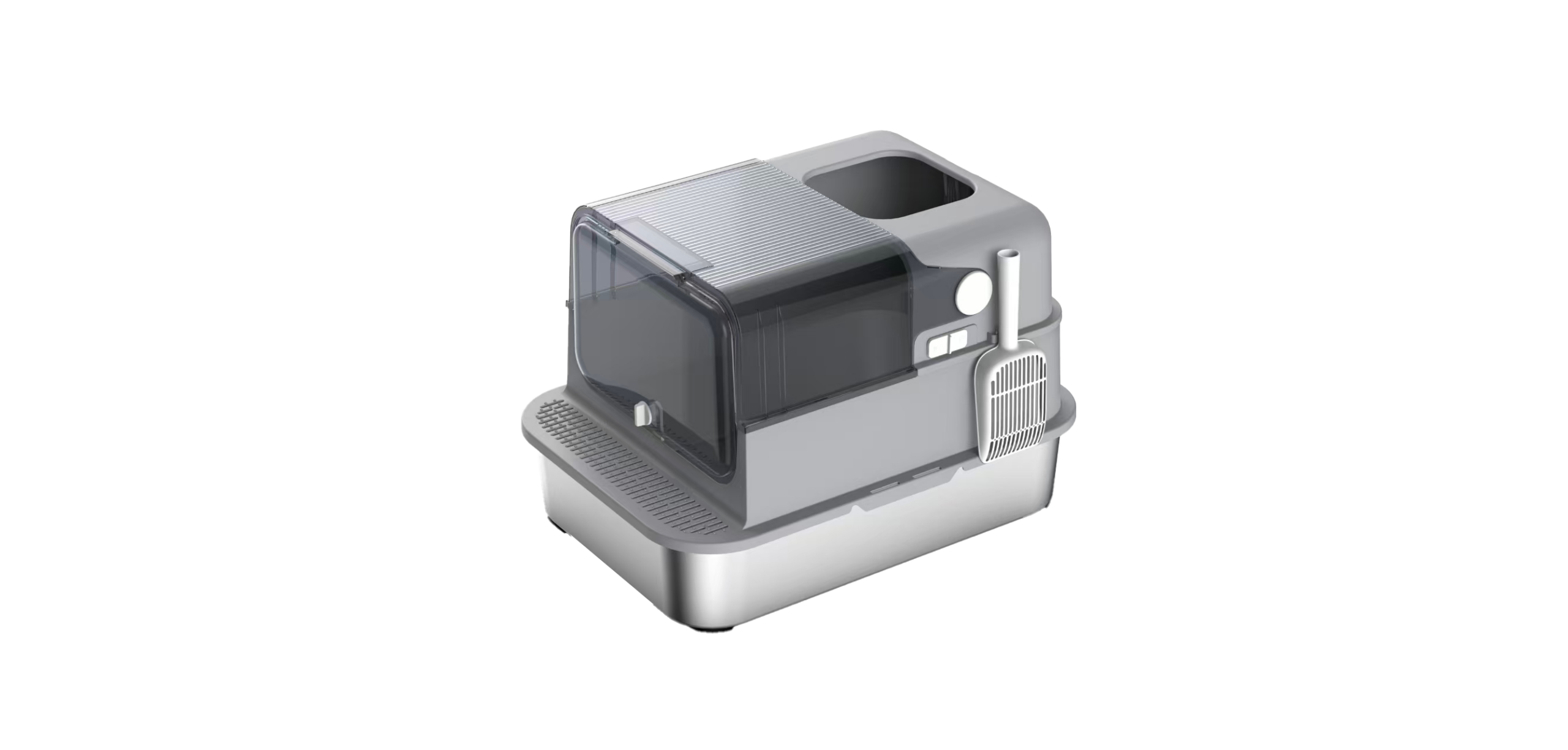 BAXTER Jumbo XXL – Closed Steel Litter Box Ligo Nature