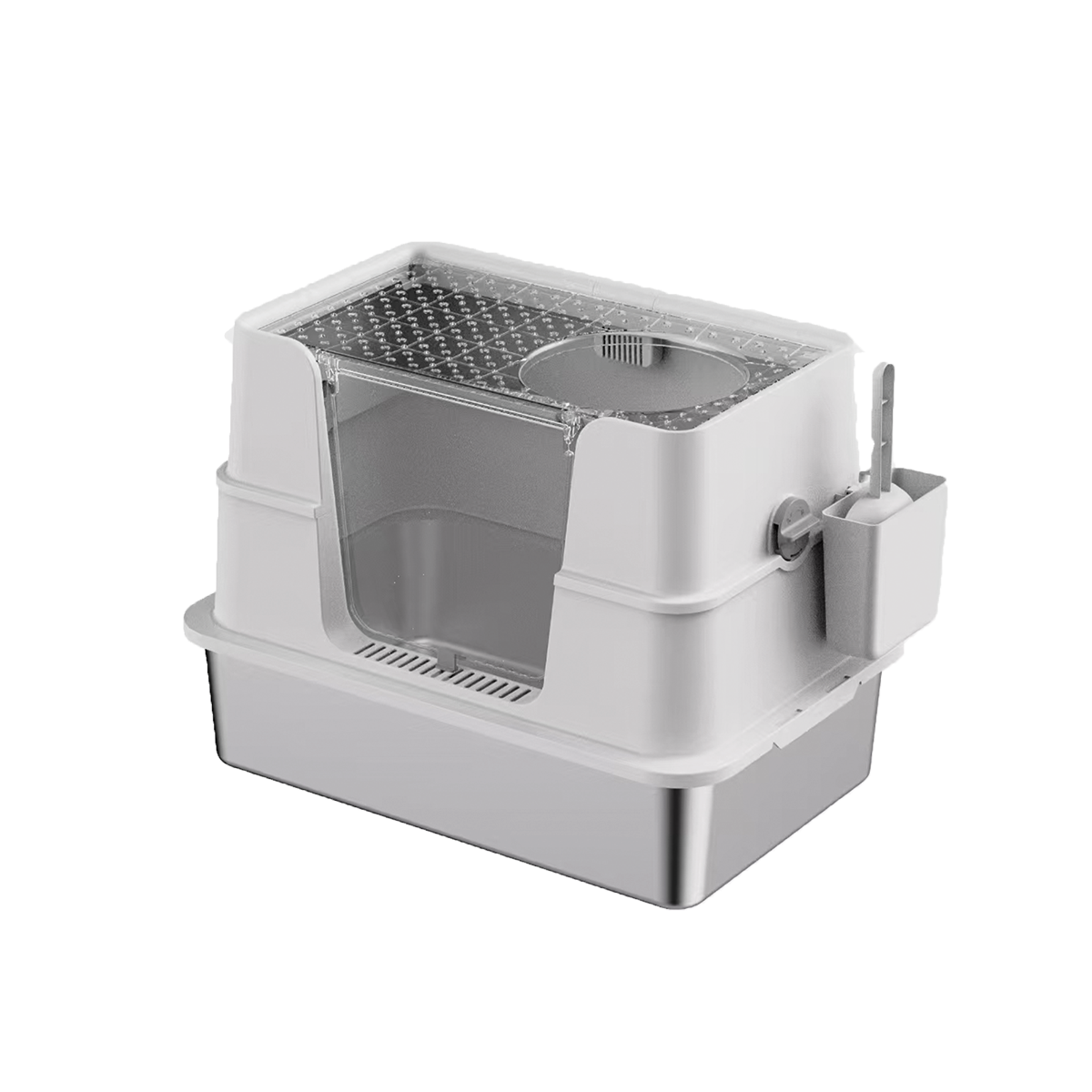 CUBA XL – Closed Steel Litter Box Ligo Nature