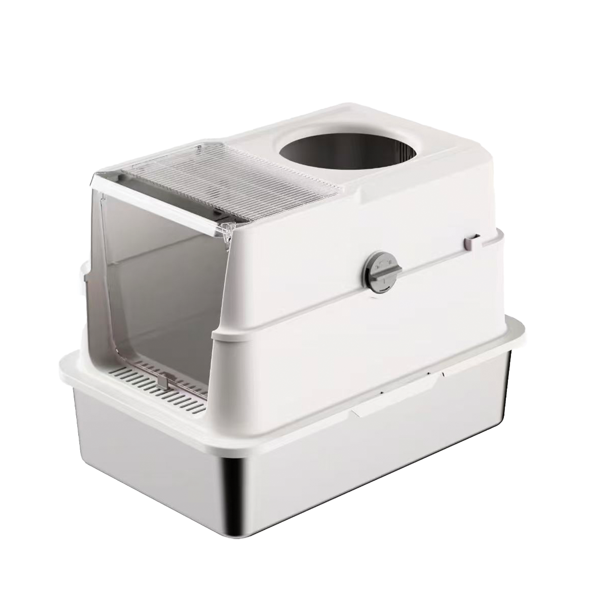 MAREA XL – Closed Steel Litter Box Ligo Nature