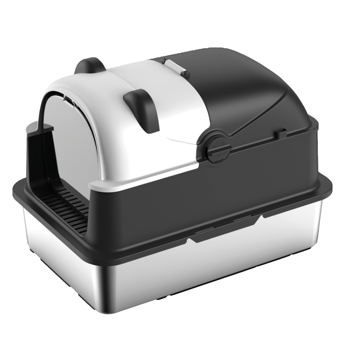 PANDA XL – Closed Steel Litter Box Ligo Nature