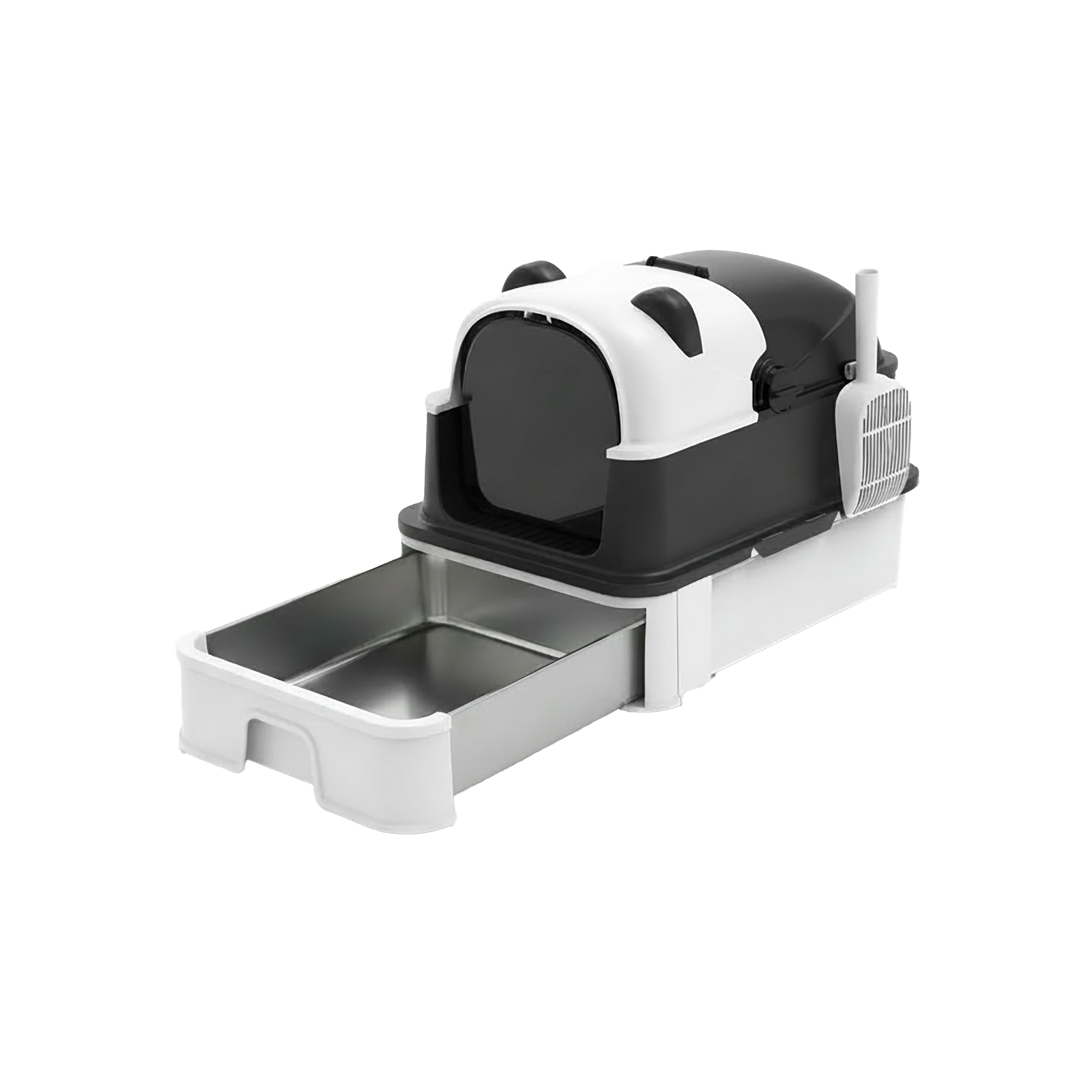 PANDA CONFORT XL – Closed Steel Litter Box Ligo Nature