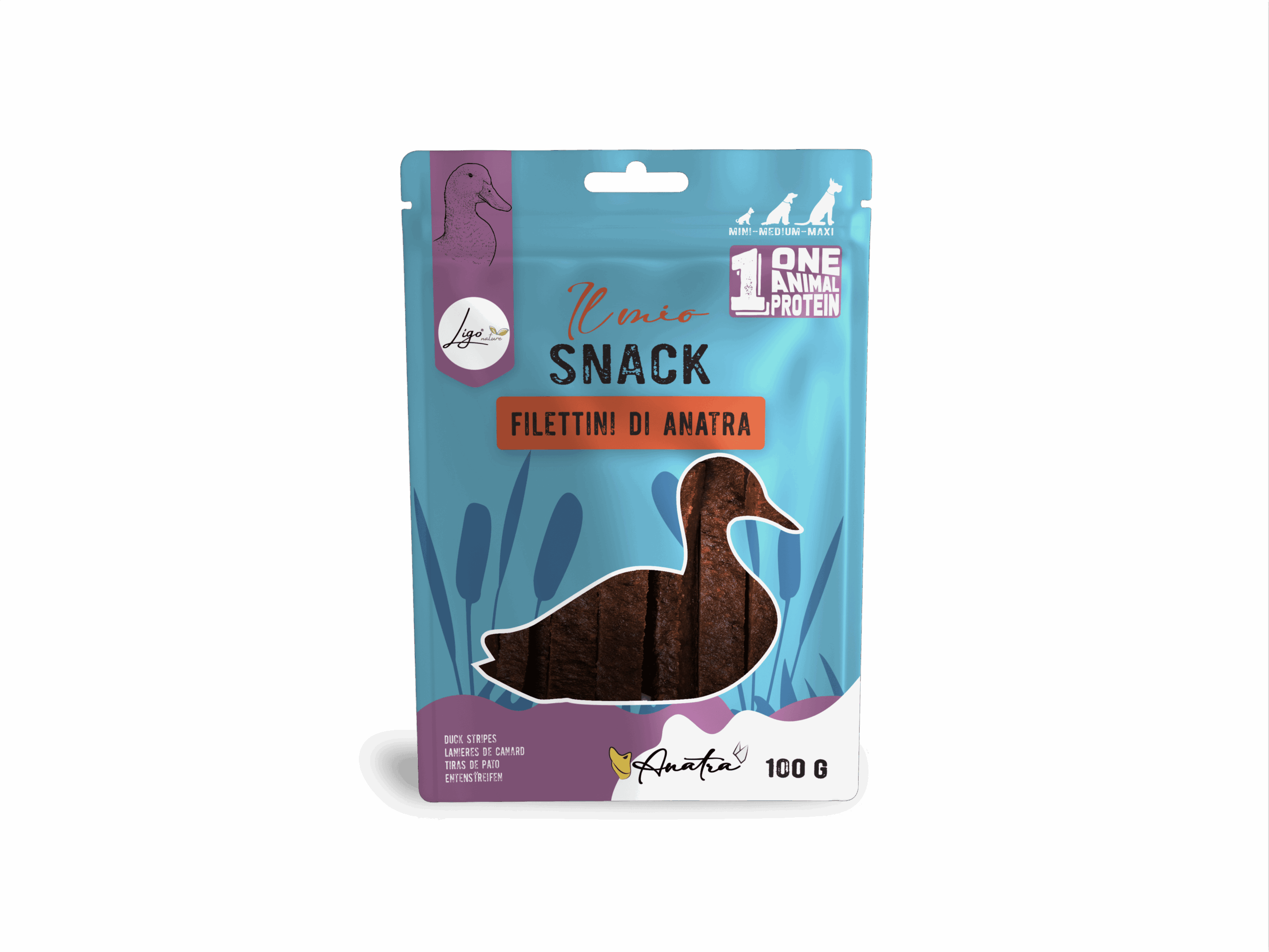 snack filetti anatra gatti di Ligo Nature