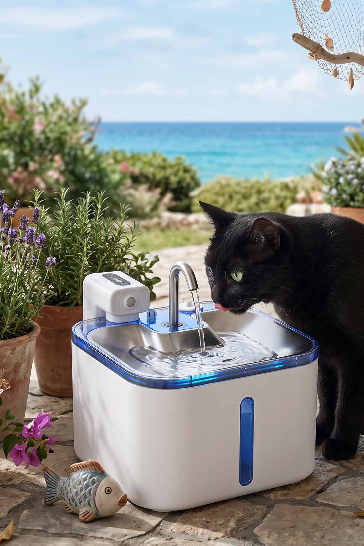 Fontanella Ligo Nature Idra Smart in acciaio inox